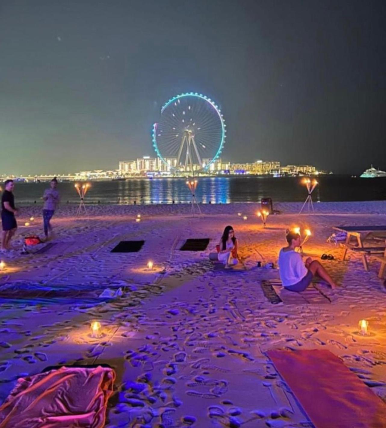 Seaview Beach Hostel Jbr - Walk To Beach - Gym - Pool - Metro Station Дубай Екстериор снимка